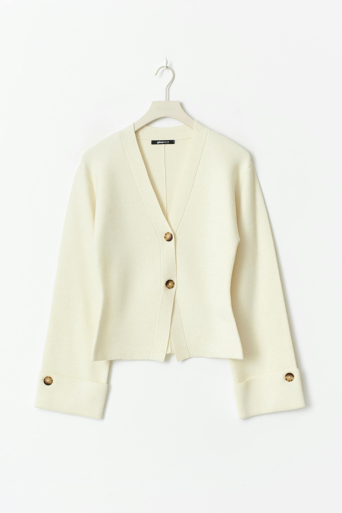 Knitted sculptured cardigan