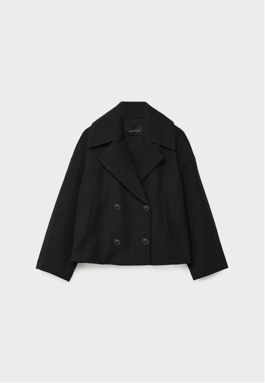Peacoat felt jacket
